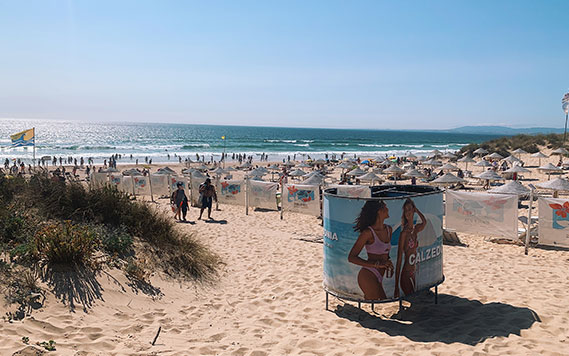 Cabine Mudaki da BW para trocar de roupa na praia