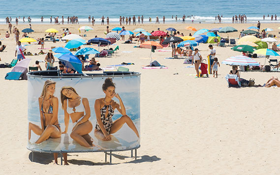 Cabine Mudaki da BW para trocar de roupa na praia