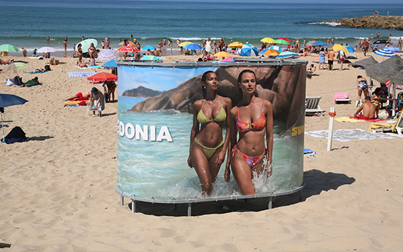 Cabine Mudaki da BW para trocar de roupa na praia