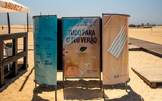 Cabine Mudaki da BW para trocar de roupa na praia