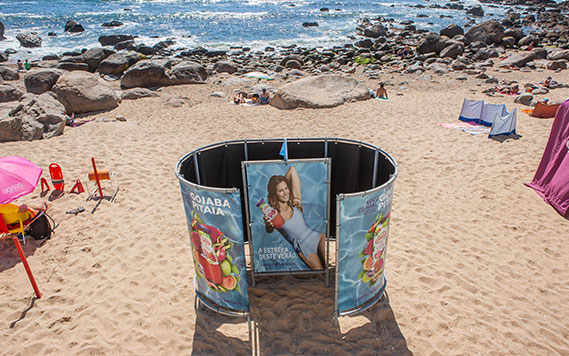 Cabine Mudaki da BW para trocar de roupa na praia